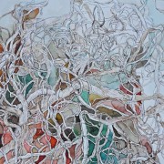 Florence Plissart, arbres, noeuds, dessin neouds, dessin arbre fantastique, abstrait